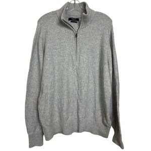 Jack & Jones Premium Warren Knit Mock Neck Quarter Zip Sweater